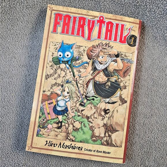 Fairy Tail, Vol. 1 Eng - Paperback Manga Graphic Novel By Hiro Mashima - GREAT - Picture 1 of 2